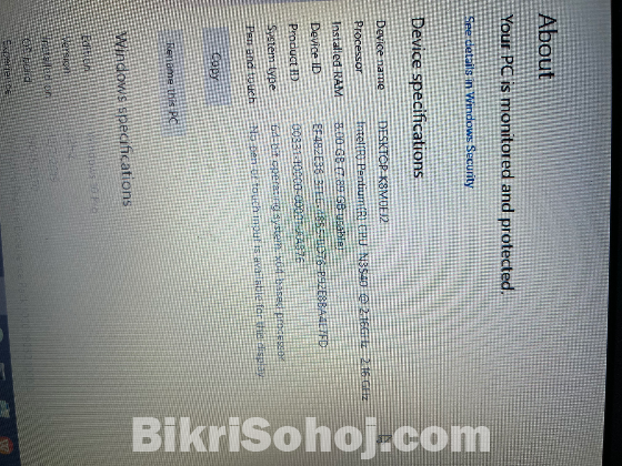 Asus Laptop , 8gb ram with ssd